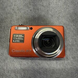 Ricoh Digital Camera Caplio R7 8.2MP Orange Untested For Parts